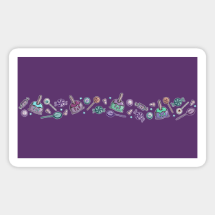 Trick-or-Treat Candy Border Magnet